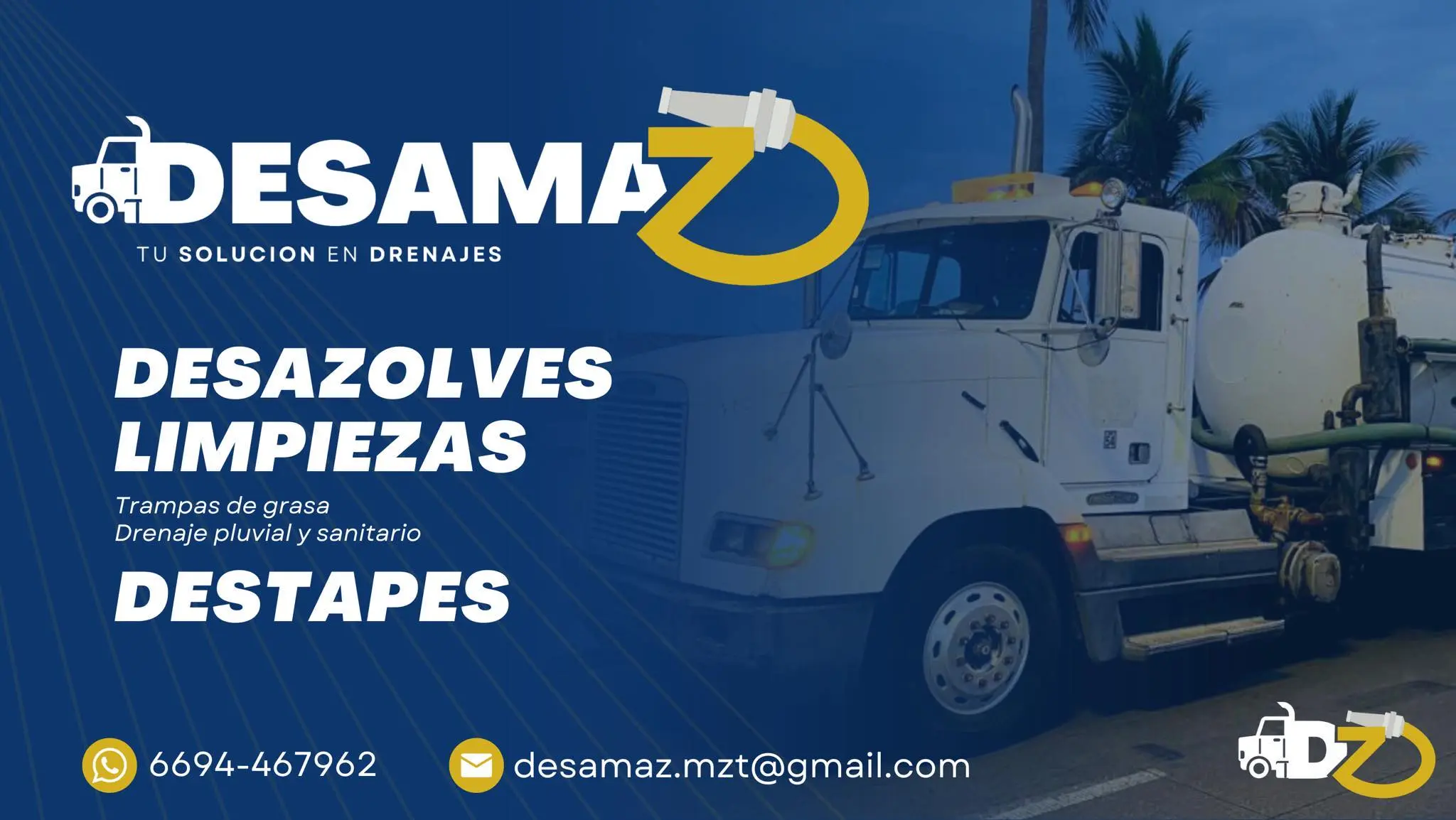 Limpieza y Destape de Drenaje en Mazatlán